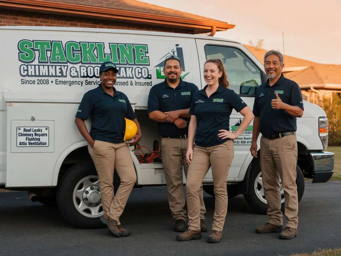 Chimney flashing repair company in Churchville, VA